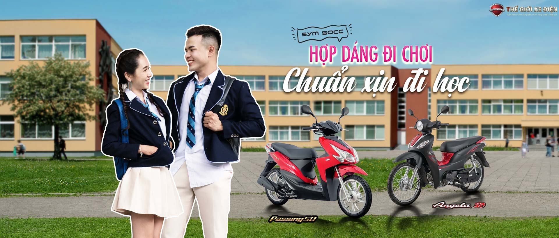Tổng hợp giá xe ga 50cc Sym tháng 6/2025 mới nhất