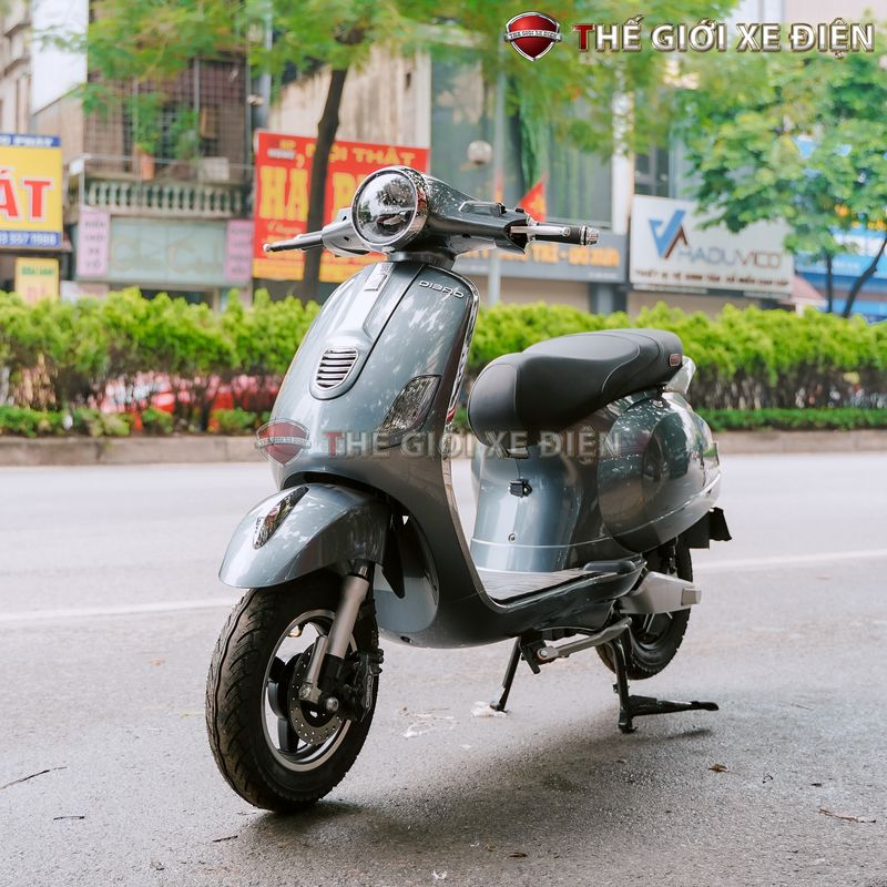 Khám phá VespaS Pansy S2 Dibao: Càng nhôm đúc, phanh đĩa trước