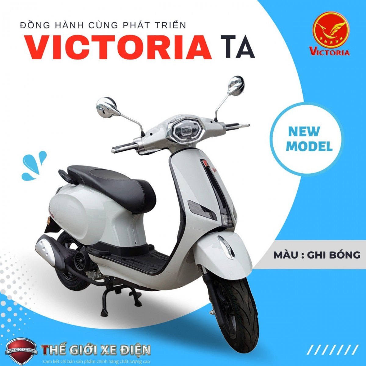 Xe Tay Ga 50cc Victoria TA Việt Nhật 2022