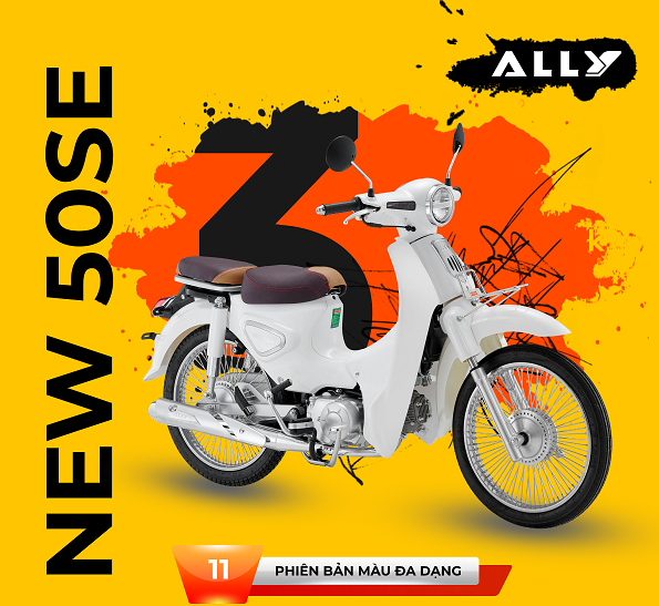 Xe Máy 50cc Cub New Ally 50SE 2021