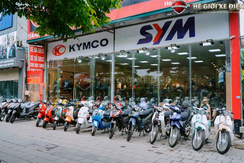 địa chỉ bán xe ga 50cc kymco chính hãng