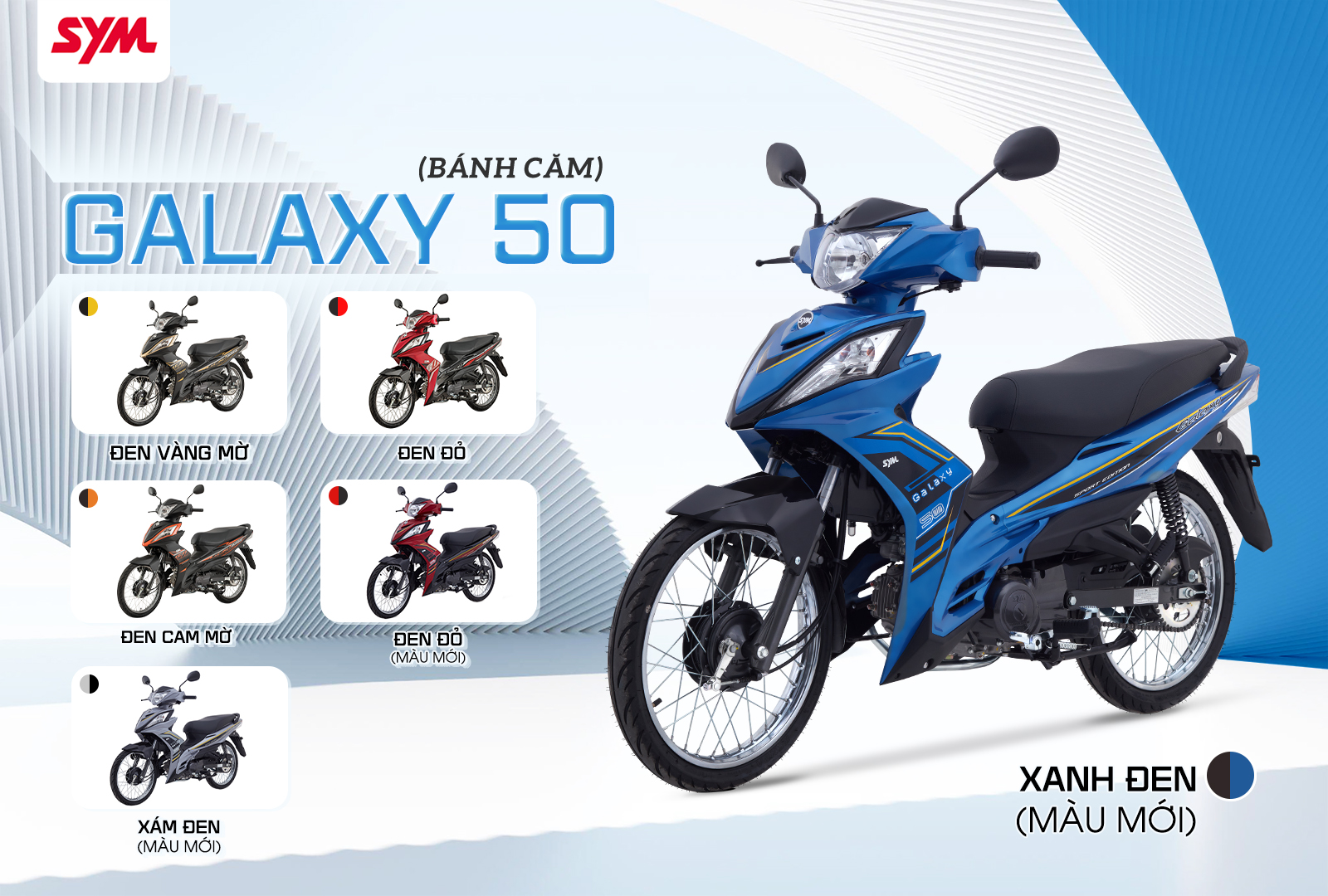 xe số 50cc sym galaxy