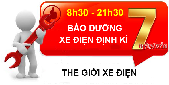 Bảo dưỡng xe định kì và miễn phí tại Thế Giới Xe Điện