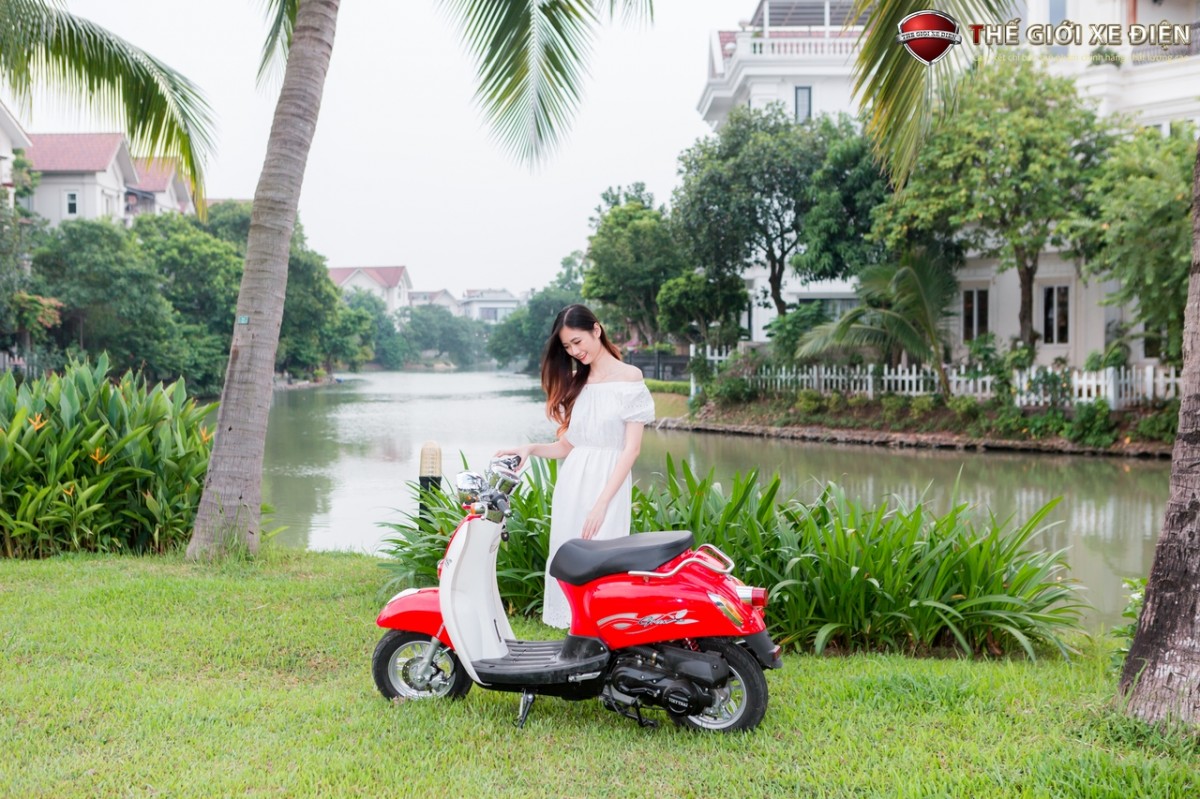 Nếu bạn đã chán xe ga 50cc Vespas - Tham khảo ngay mẫu xe Scoopy Việt Thái  