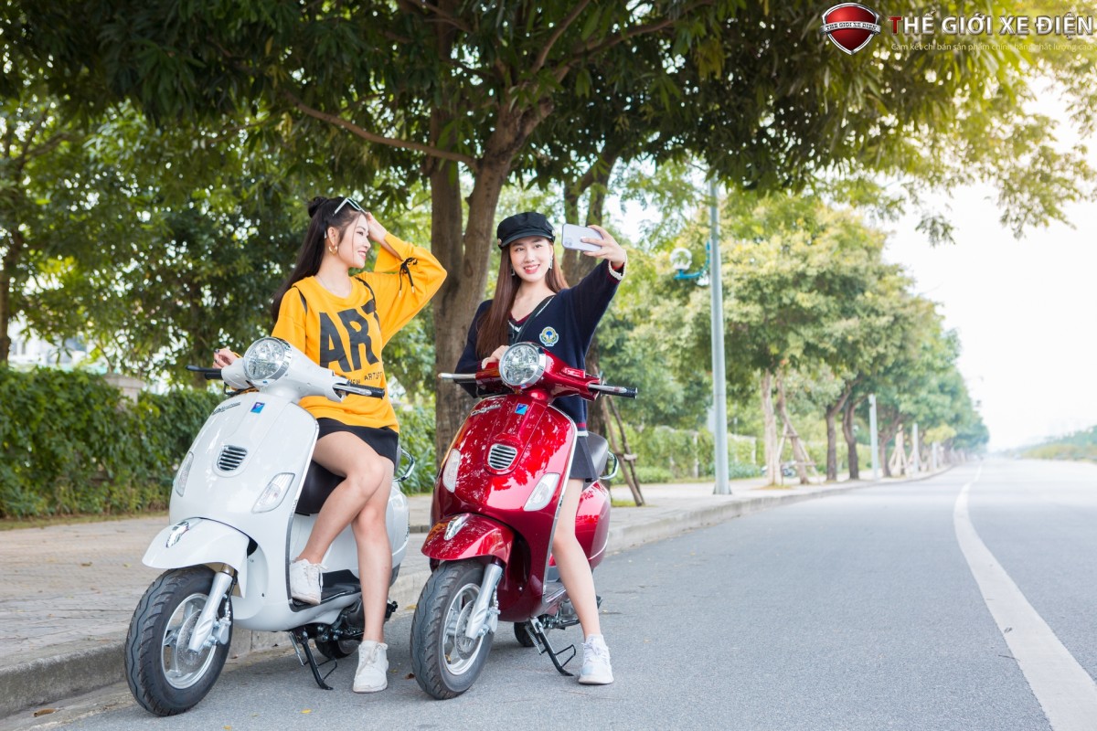 Nioshima S - Mẫu xe ga 50cc mang kiểu dáng sang trọng đúng chất Vespas