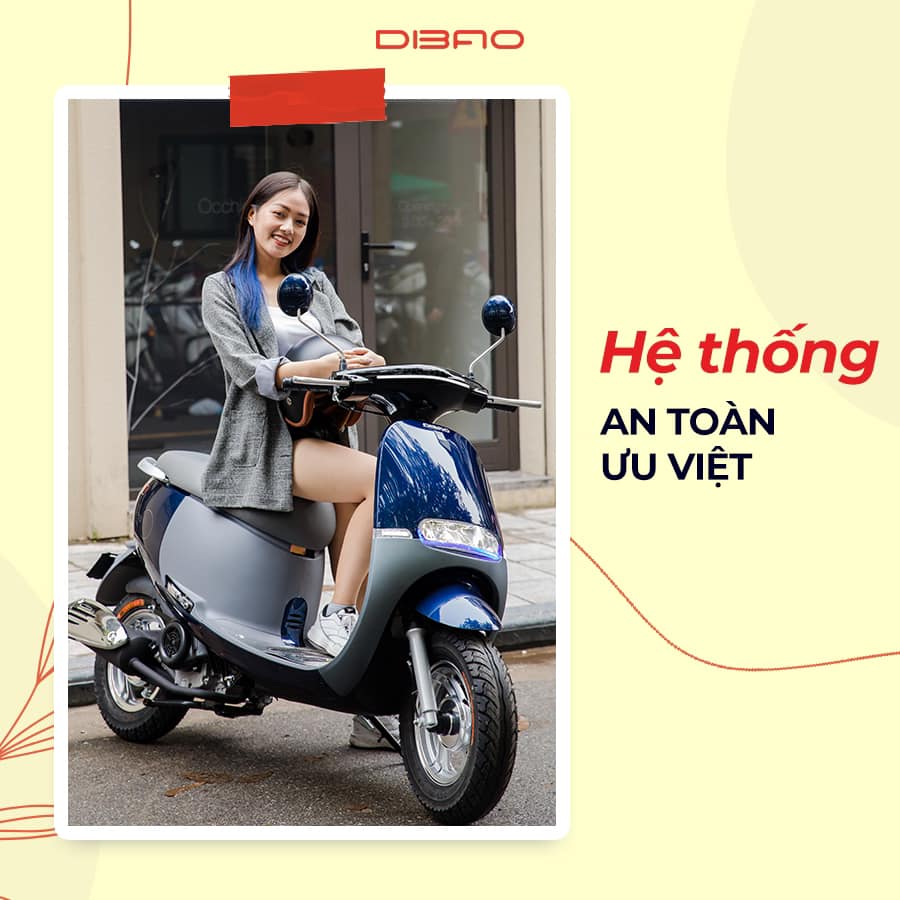 Mãn nhãn với ngoại hình xe ga 50cc Dibao Gofast