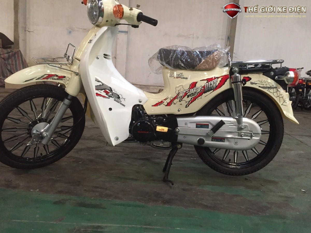 Xe Cub 50cc Dealim vành đúc mạnh mẽ cá tính nhưng kém phần cổ điển