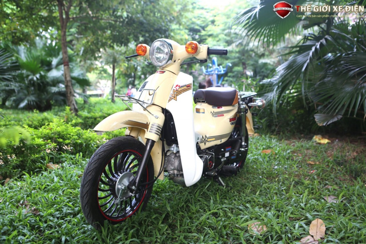 Ưu điểm vượt trội của mẫu xe Cub 50cc Hyosung vành đúc lốp to